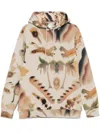 Paul Smith Graphic-print Hoodie In Neutrals