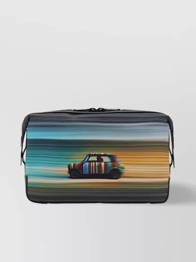Paul Smith Graphic Print Mini Beauty Case With Handles