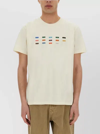 Paul Smith Graphic Print Short Sleeve T-shirt In White