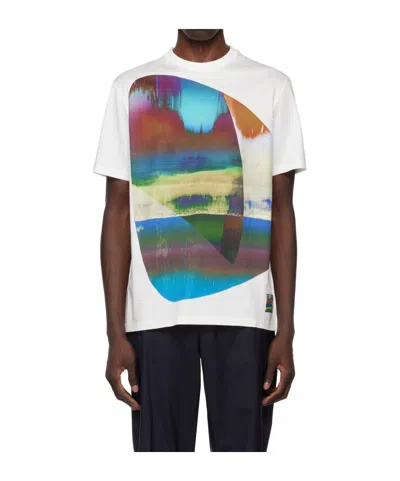 Paul Smith Graphic-print Short-sleeved T-shirt In Multicolor