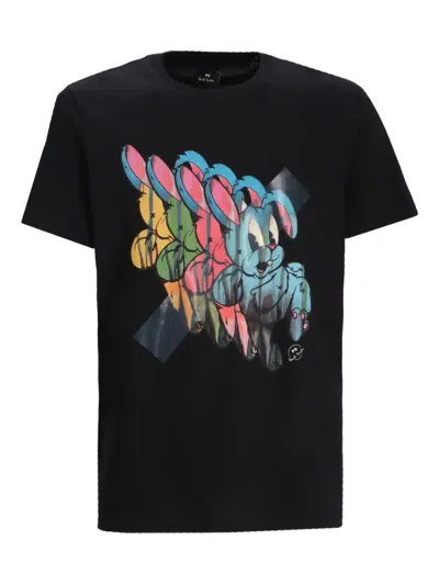 Paul Smith T-shirt Mit Grafischem Print In Black