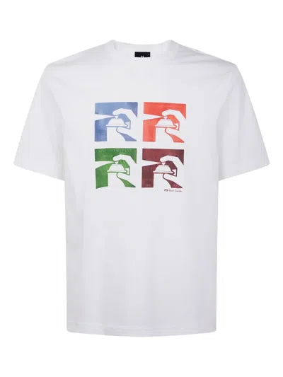 Paul Smith Graphic-print T-shirt In White