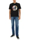 Paul Smith Graphic-printed Crewneck T-shirt In Black