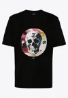 Paul Smith Skull T Shirt Black In Black
