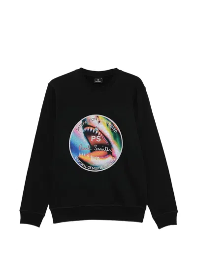 Paul Smith Graphic-print Sweatshirt In Black