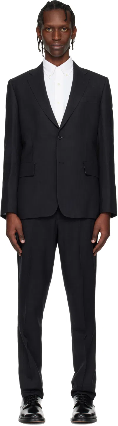 Paul Smith Gray 'the Brierley' Suit In Black