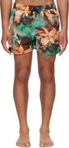 Paul Smith Boxer Swimsuit In 31 Pea Green