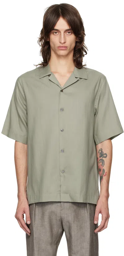 Paul Smith Green Button-down Shirt In 34 Greens