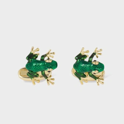 Paul Smith Green Frog Cufflinks