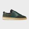 Paul Smith Green Houndstooth 'zephyr' Trainers In Green