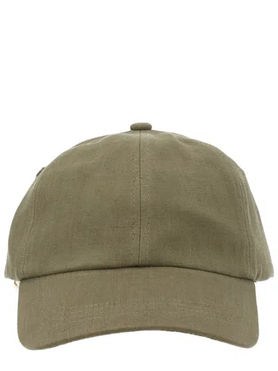 Paul Smith Green Linen Hat