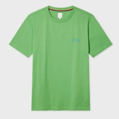 Paul Smith Green Signature Logo Print T-shirt