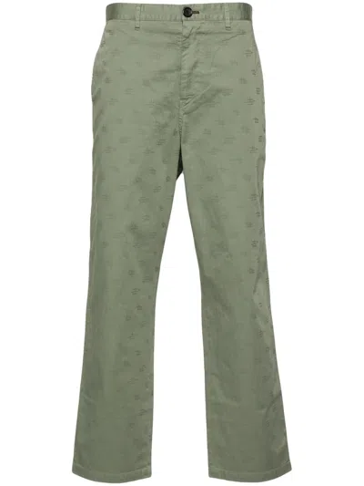 PAUL SMITH GREEN STRAIGHT LEG PANT