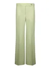 Paul Smith Tailored Green Trousers With Wide-leg Cut In Green