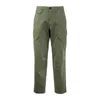 PAUL SMITH PAUL SMITH GREEN WASHED STRETCH COTTON TWILL CARGO PANTS