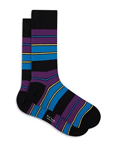 Paul Smith Greg Stripe Socks In Multi