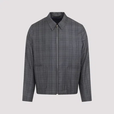 PAUL SMITH GREY FRONT ZIPPER JACKET