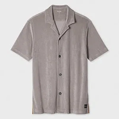 Paul Smith Grey Towelling Lounge Shirt In Gray