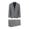 Paul Smith Grey Wool-blend Suit With Tailored Fit In Gray