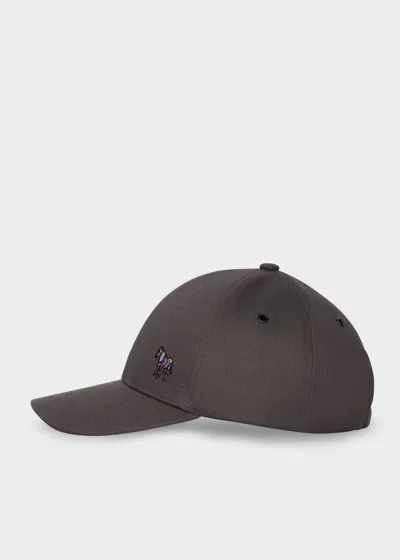 Paul Smith Grey Zebra Logo Baseball Cap