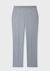 Paul Smith Grey 'zelander' Check Wool Trousers In Gray