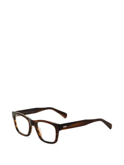 Paul Smith Griffin Square-frame Glasses In Brown