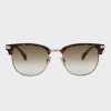 Paul Smith Gunmetal Havana 'linden' Sunglasses Metallics In Metallics