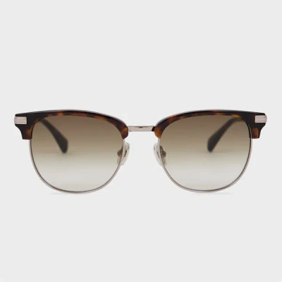 Paul Smith Gunmetal Havana 'linden' Sunglasses Metallics