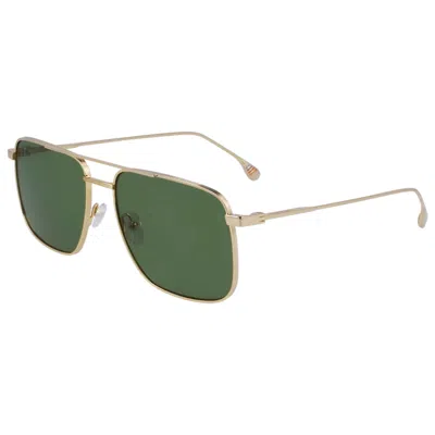 Paul Smith Halsey Square-frame Sunglasses In Gold