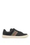 Paul Smith Black Leather Hansen Sneakers In Black