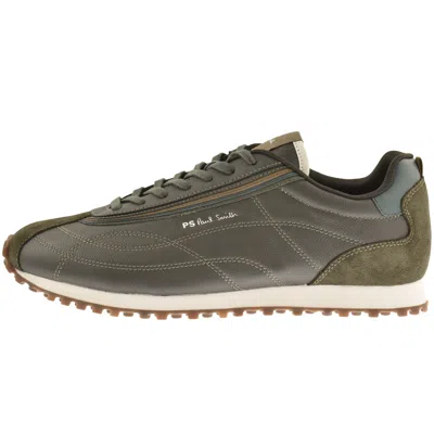Paul Smith Haskell Trainers Khaki In Multi