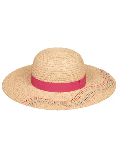 Paul Smith Raffia Sun Hat In Brown