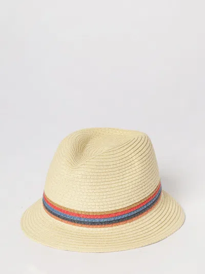 Paul Smith Braided Band Hat In Brown