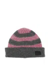 Paul Smith Casual Ribbed Striped Cotton Blend Hat