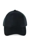 Paul Smith Soft Cotton Blend Cap With Textured Corduroy Finish In Green