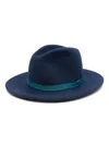 Paul Smith Felted Wool Fedora Hat In Blue