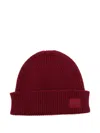 Paul Smith Ribbed-knit Beanie In Red