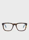 Paul Smith Havana 'lammas' Spectacles Green In Green