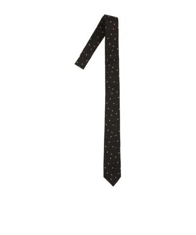 PAUL SMITH HEART-MOTIF POINTED TIE