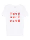 Paul Smith Locks Crew Neck Graphic Print Short Sleeves