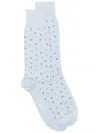 Paul Smith Heart Socks In Blue