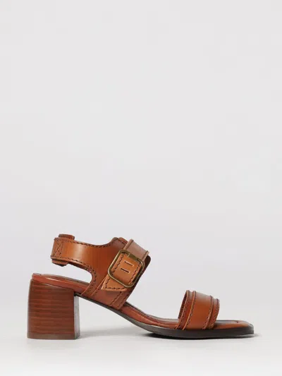 Paul Smith Heeled Sandal Woman In Brown