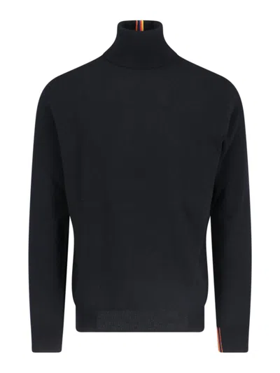 Paul Smith High Neck Sweater In Black