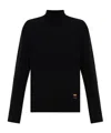 Paul Smith Turtleneck Cashmere Jumper In Black