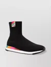 Paul Smith High-top Sneakers With Comet Logo Patch In Black