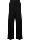 Paul Smith Essential Wide-leg Pants In Black