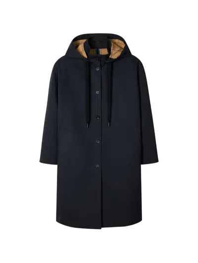Paul Smith Hooded Coat In Black