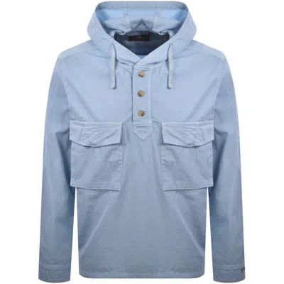 Paul Smith Hooded Pullover Jacket Blue