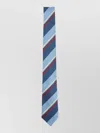 Paul Smith Horizontal Stripe Tie Regular Width Design In Blue