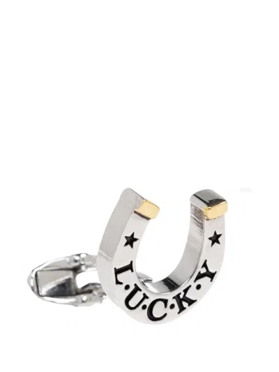 Paul Smith Horseshoe Cufflinks In Metallic